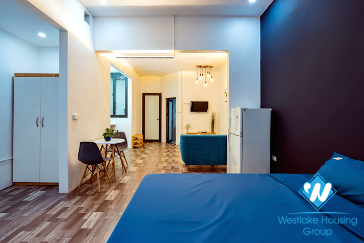 Spacious lovely studio for rent in Tran Phu